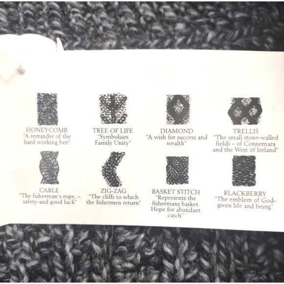 Standun Irish Wool Sweater Full Zip Cardigan - Picture 14 of 16